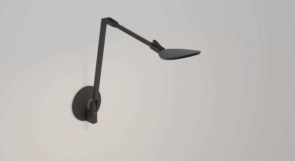 Splitty Reach (Warm Light) (Matte Black) with Hardwire Wall Mount